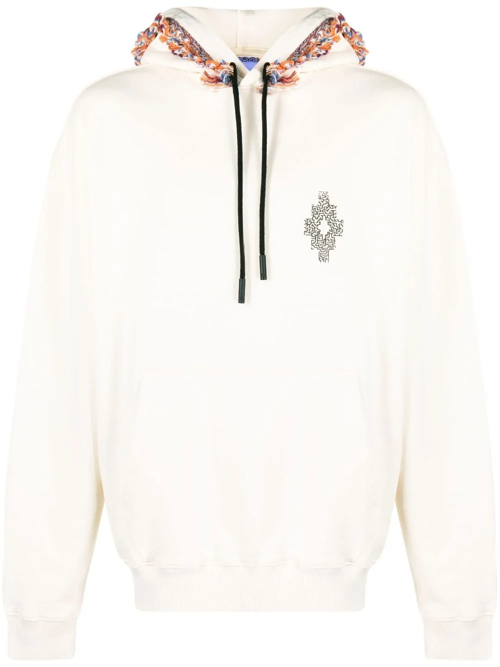 

Худи из джерси с бахромой Marcelo Burlon County of Milan, нейтральный