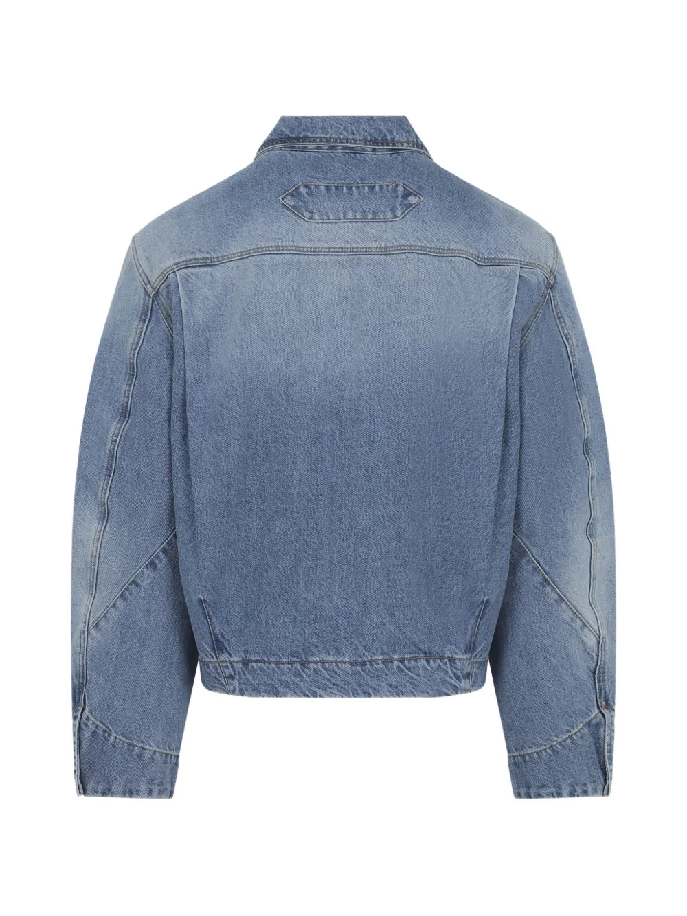Джинсовая куртка на пуговицах Jacquemus, синий — фото 2