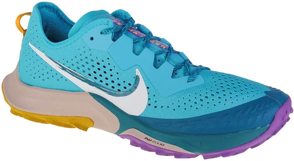 Мужские беговые кроссовки Nike, белый/синий/бирюзовый/золотой — фото 2