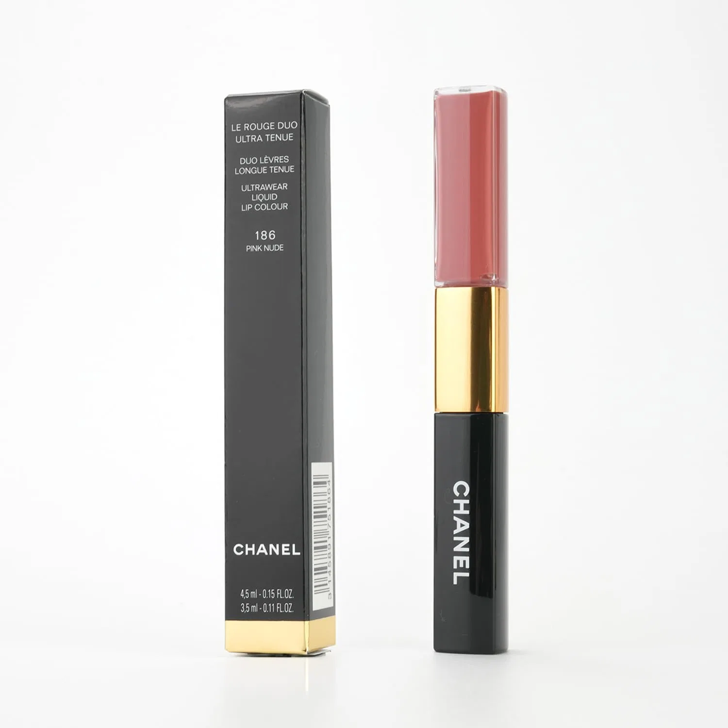Жидкая помада Chanel Le Rouge Duo Ultra Tunu, оттенок Pink Nude, 4.5 мл — фото 3