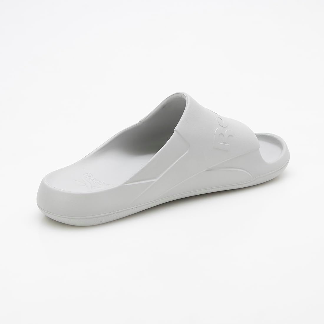 Унисекс-взрослые шлепанцы Reebok Clean Slide, серый — фото 4