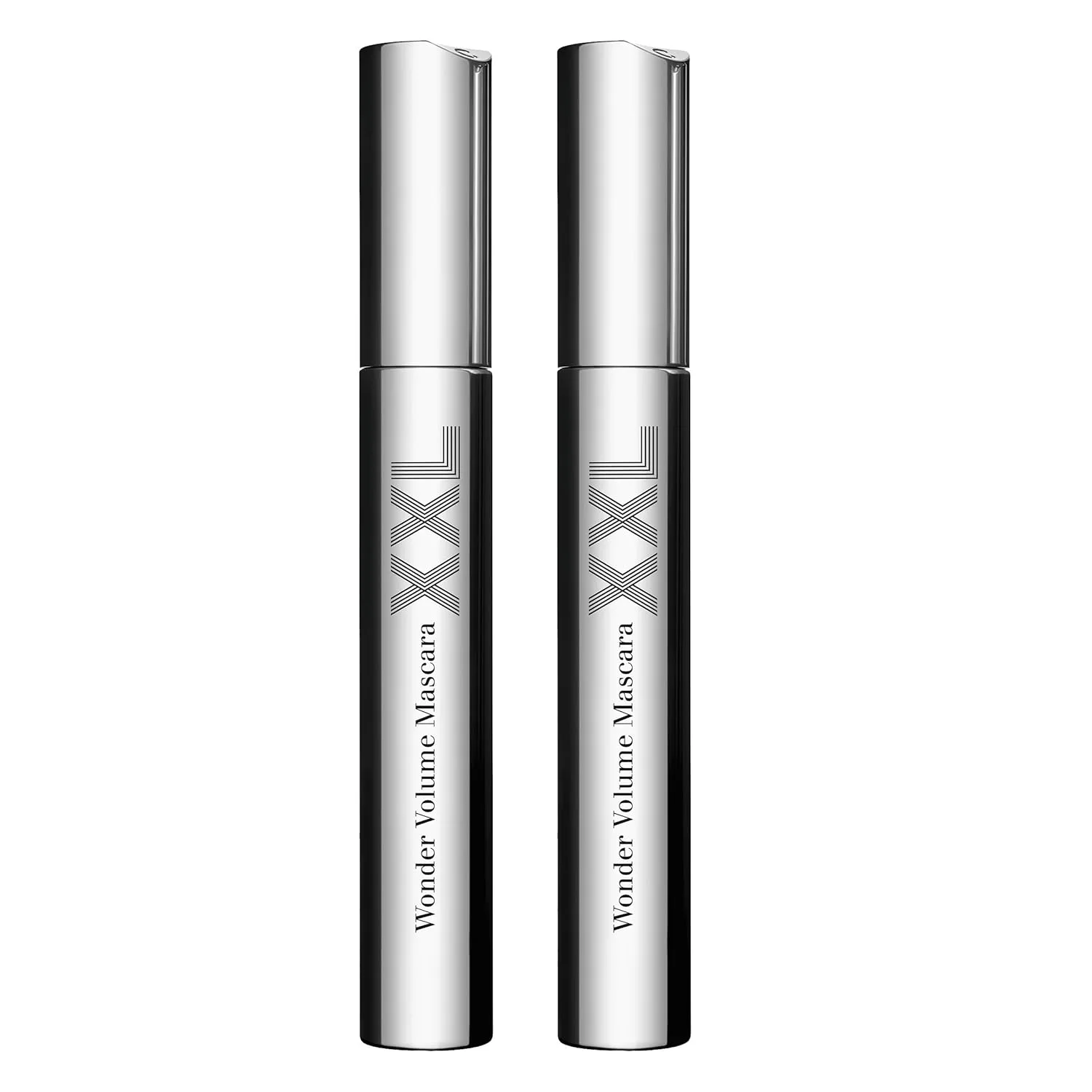 Тушь для ресниц Clarins Wonder Volume Mascara XXL, удлиняющая и увеличивающая объем, двойной эффект, стойкость 12 часов, 9 мл 8,9 мл (2 шт.), Black