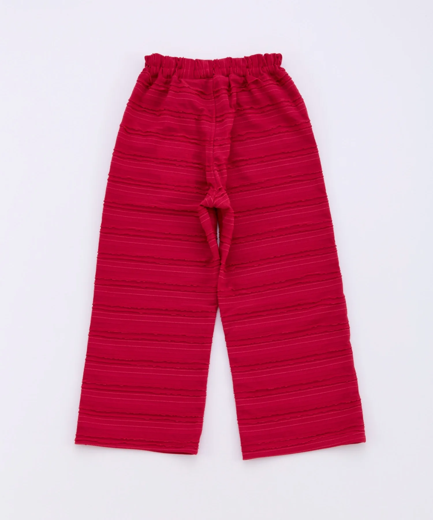 Широкие штаны с жакардовой тканью и рюшами JQ Wide Pants Ocean&Ground зеленые — фото 4