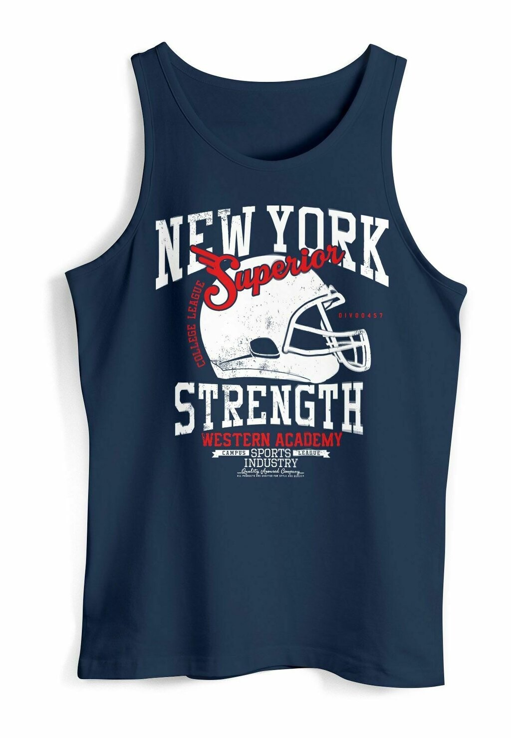 

Топ TANK-NEW YORK SUPERIOR FOOTBALL HELMET MUSKEL MU Neverless, синий