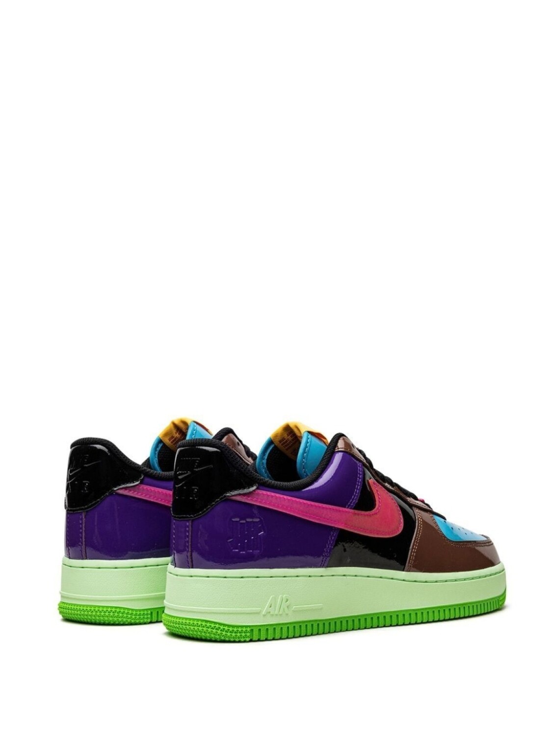 Кроссовки Air Force 1 Low Pink Prime из коллаборации с Undefeated Nike, синий — фото 3