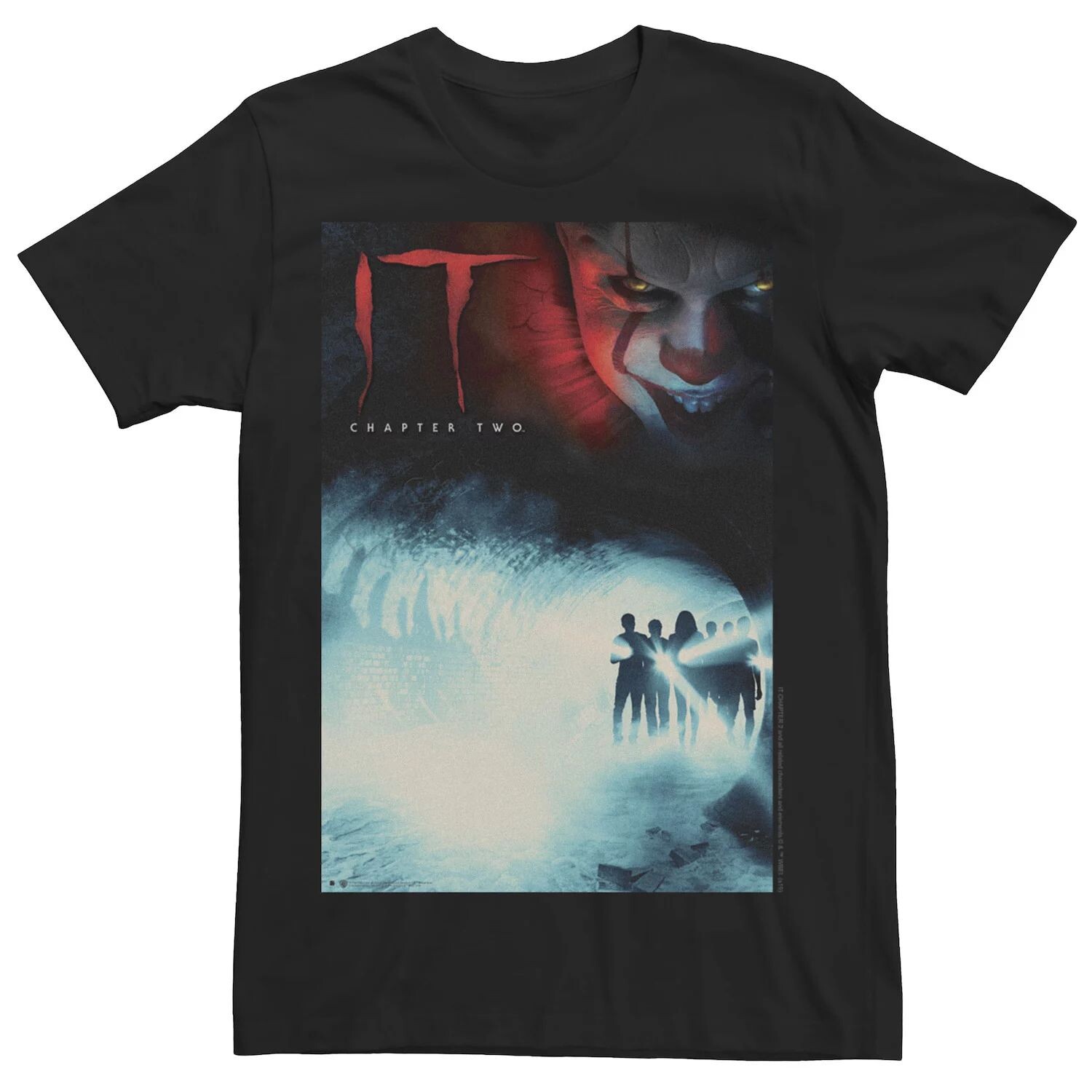 

Мужская футболка с плакатом и портретом IT Chapter 2 Licensed Character
