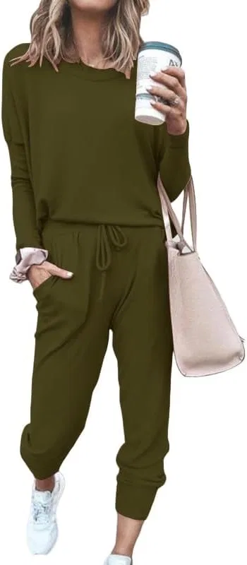 Женский спортивный костюм Summer Lounge Set, Army Green