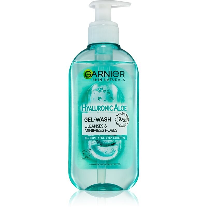 

Garnier Skin Naturals Гиалуроновый очищающий гель с алоэ 200 мл