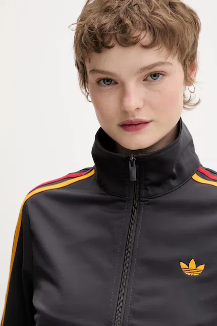 Толстовка на молнии Adidas Originals, серый — фото 4