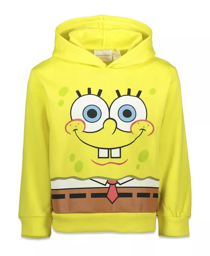 

Детская толстовка с капюшоном для мальчиков SpongeBob SquarePants, желтый