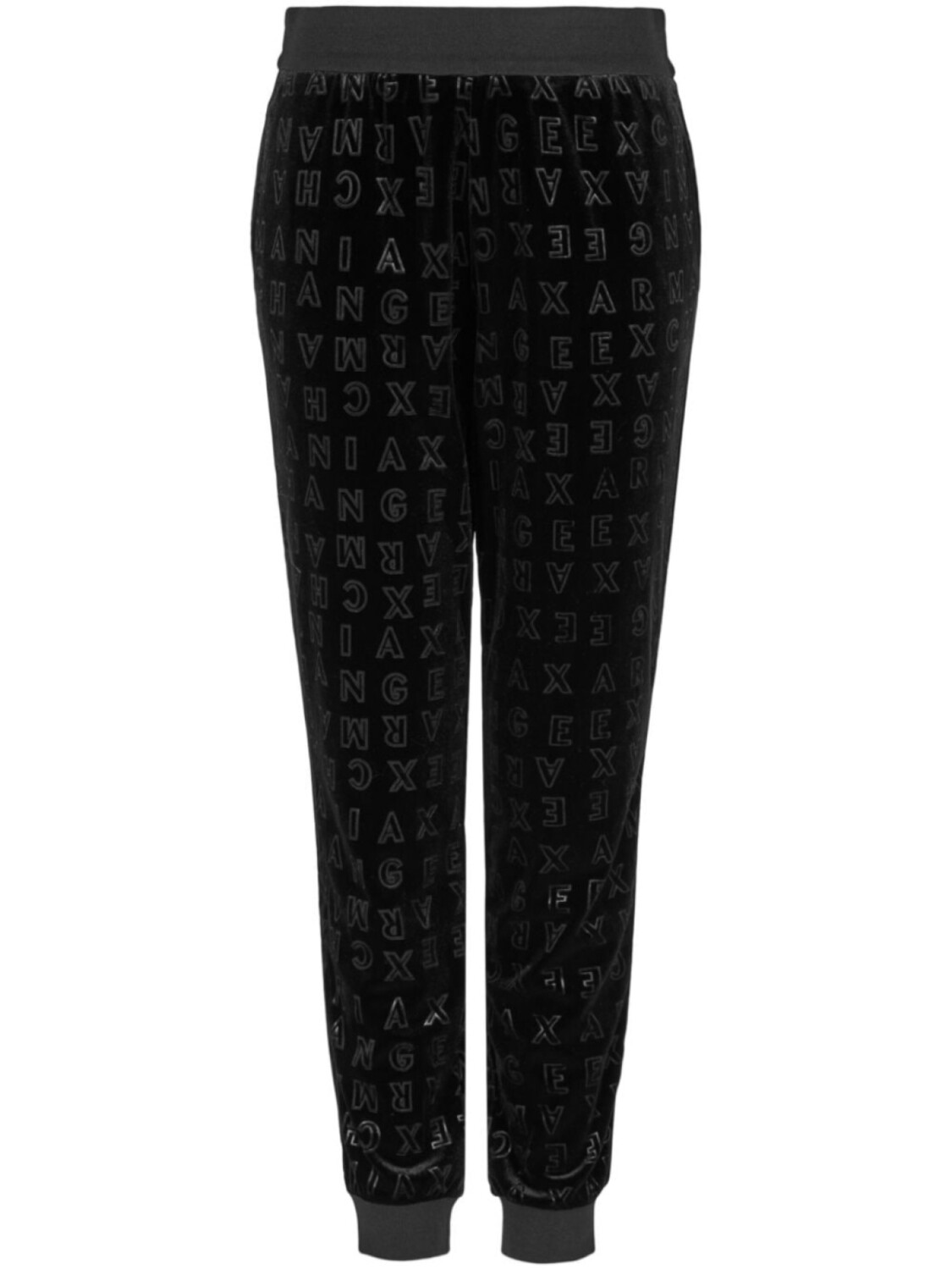 

Armani Exchange джоггеры с монограммой, черный