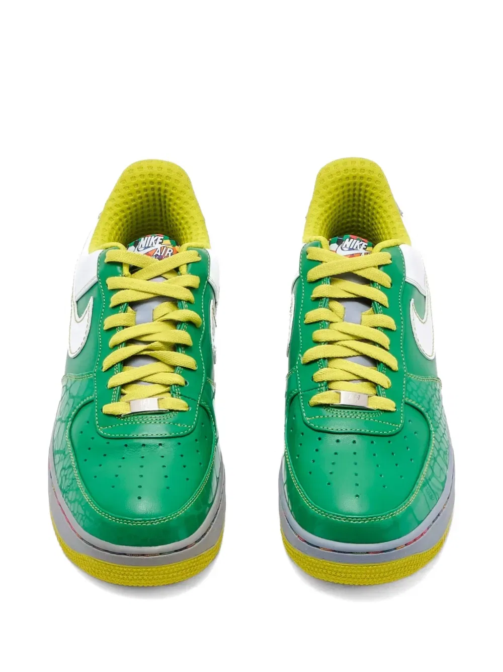 Кроссовки Air Force 1 Low 07 Premium "Gaucho's Gym" на шнуровке Nike, зеленый — фото 2