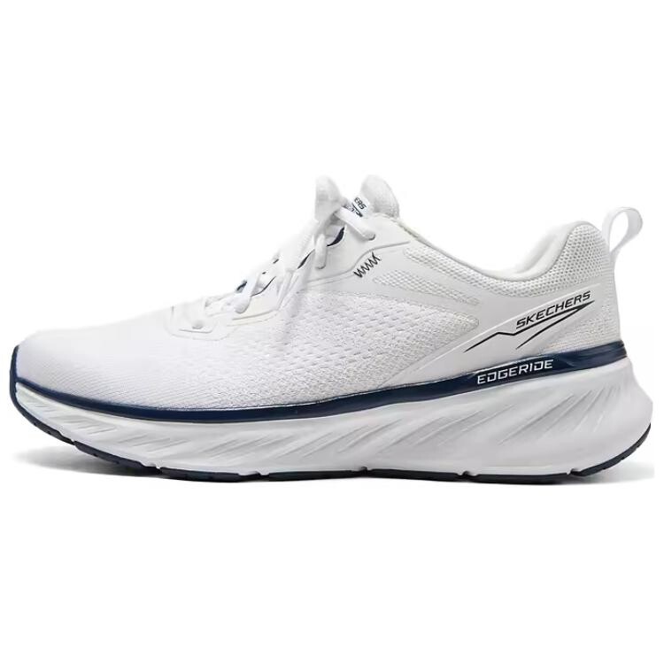 

Кроссовки Skechers Sport Lifestyle Shoes Men Low-top White/Navy Blue, белый/темно-синий