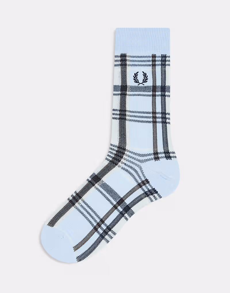

Носки Fred Perry в клетку синего цвета