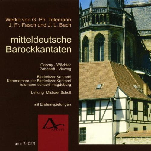 

CD диск Telemann / Scholl: Mitteldeutsche Barockkantaten