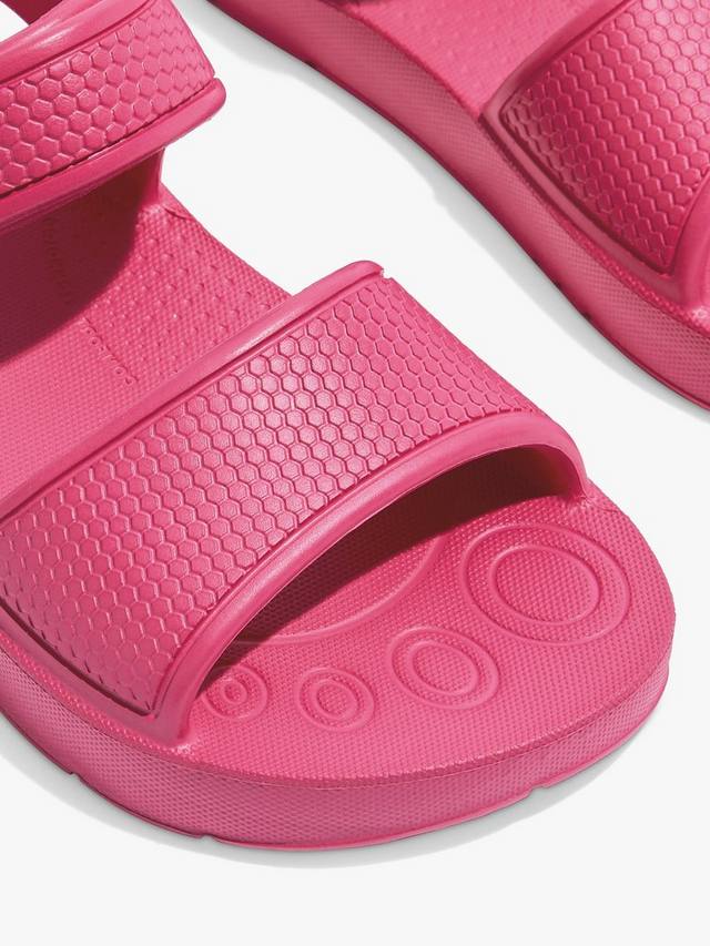 Детские сандалии Iqushion с задним ремешком FitFlop, Pink Jam — фото 3