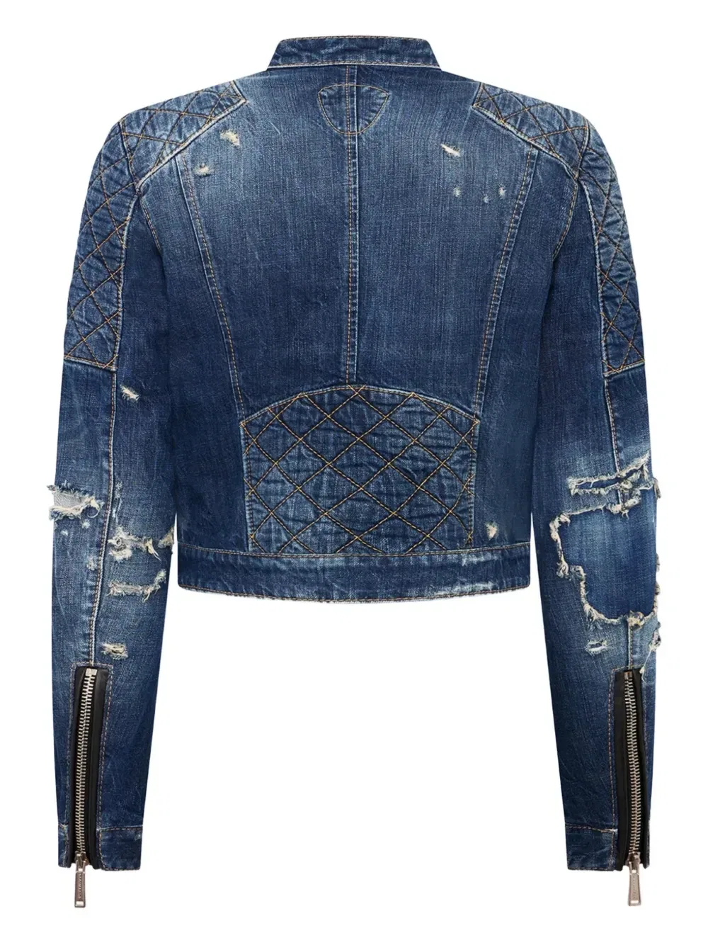 Стеганая джинсовая куртка DSQUARED2, синий — фото 2