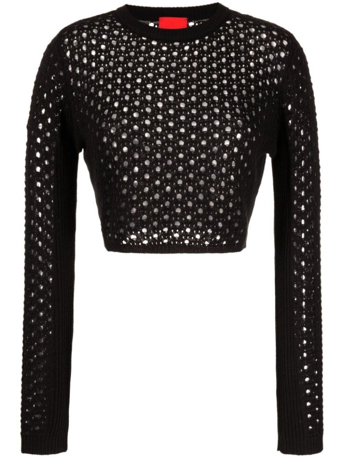 

Cashmere In Love джемпер Ria в технике кроше, черный