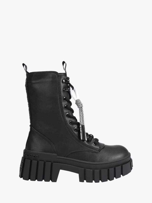 Толстые ботинки тиган KG Kurt Geiger, черный