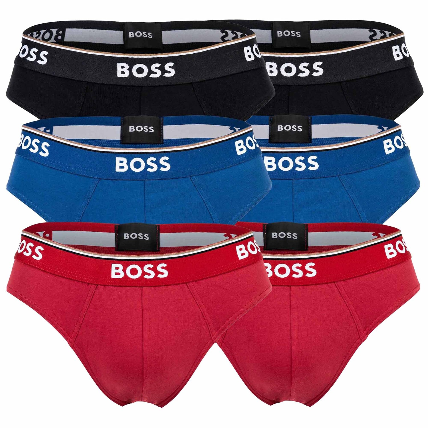 

Трусы BOSS 6er Pack, цвет Rot/Blau/Schwarz