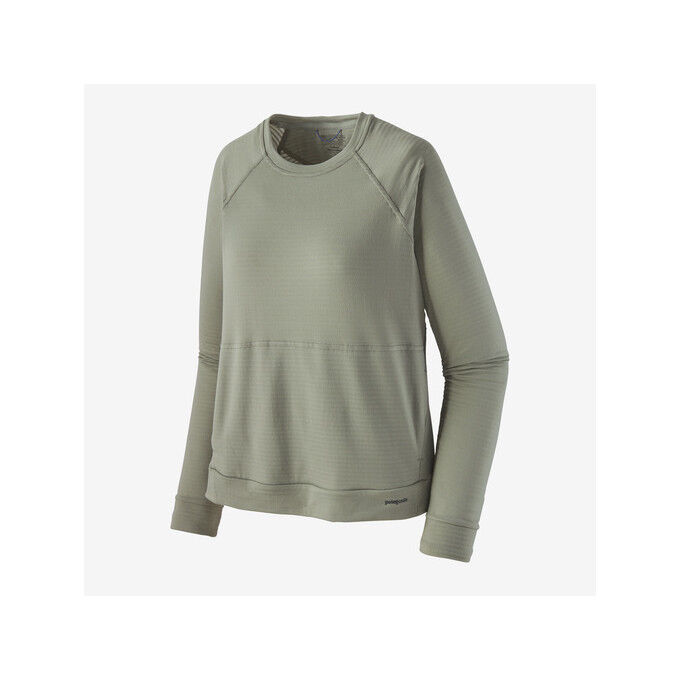 

Рубашка с длинными рукавами Patagonia W'S L/S CAP THERMAL CREW, цвет: зеленый