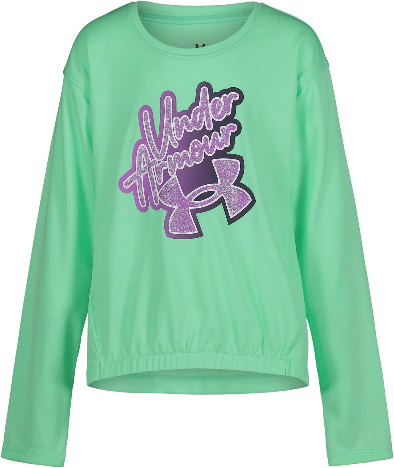 

Футболка Under Armour Ombre Wordmark Long Sleeve Tee, цвет Lunar Green