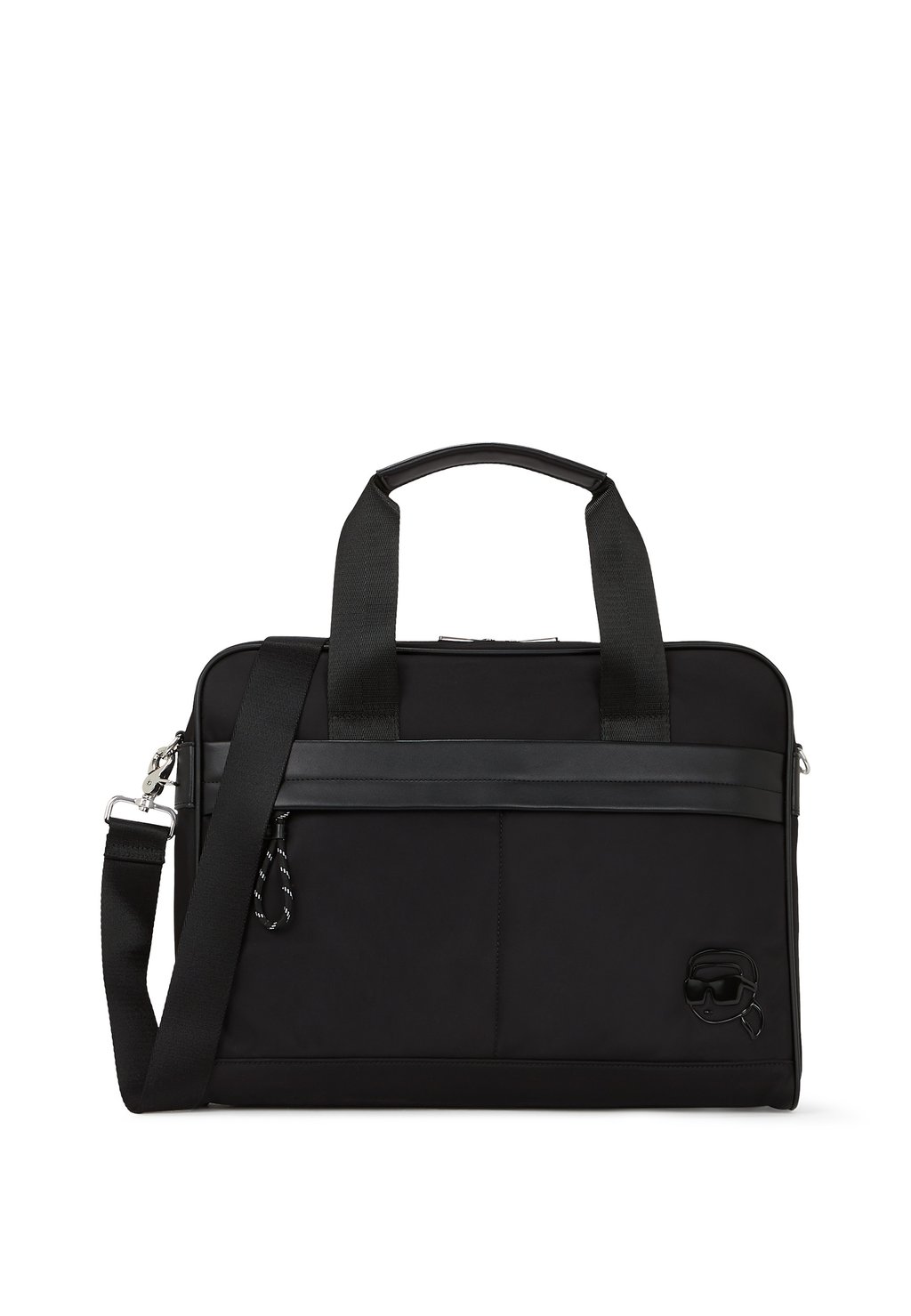 

Портфель IKON TONAL PRINT KARL LAGERFELD, черный
