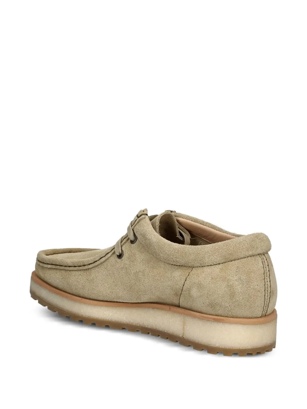 Замшевые туфли на шнуровке Clarks Originals, нейтральный — фото 3