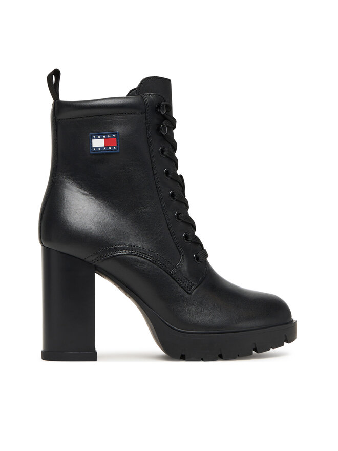 Ботильоны Tjw Lace Up EN0EN02832 Tommy Jeans, черный