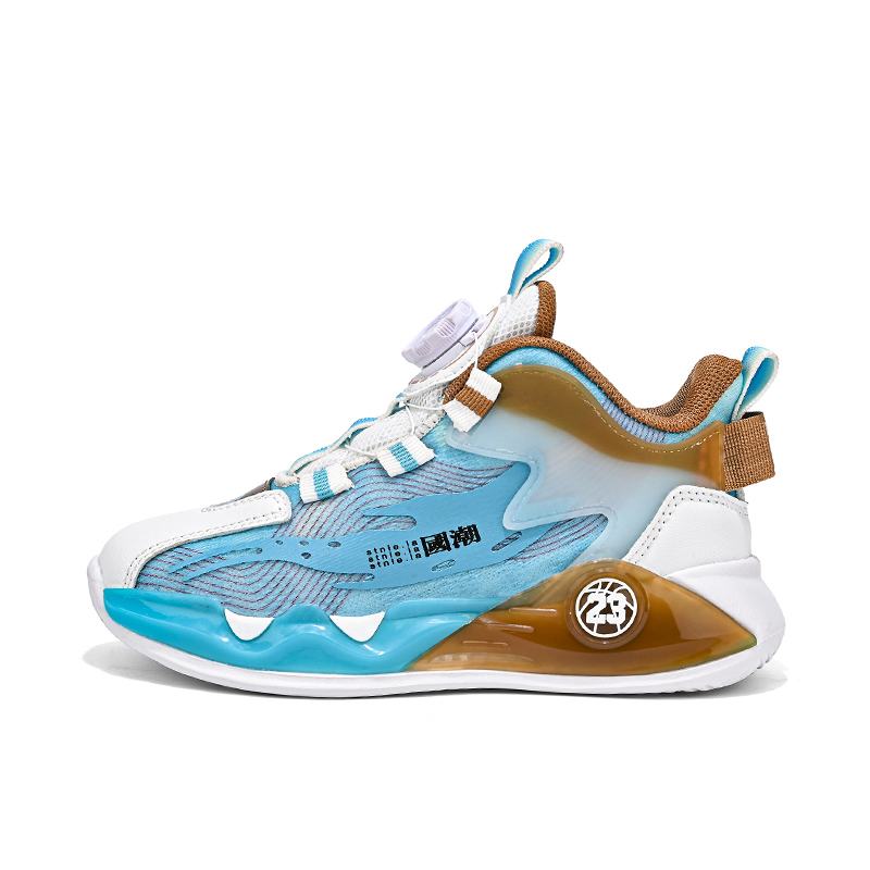 

Низкие баскетбольные кроссовки для детей FIRS Kids, коричневый