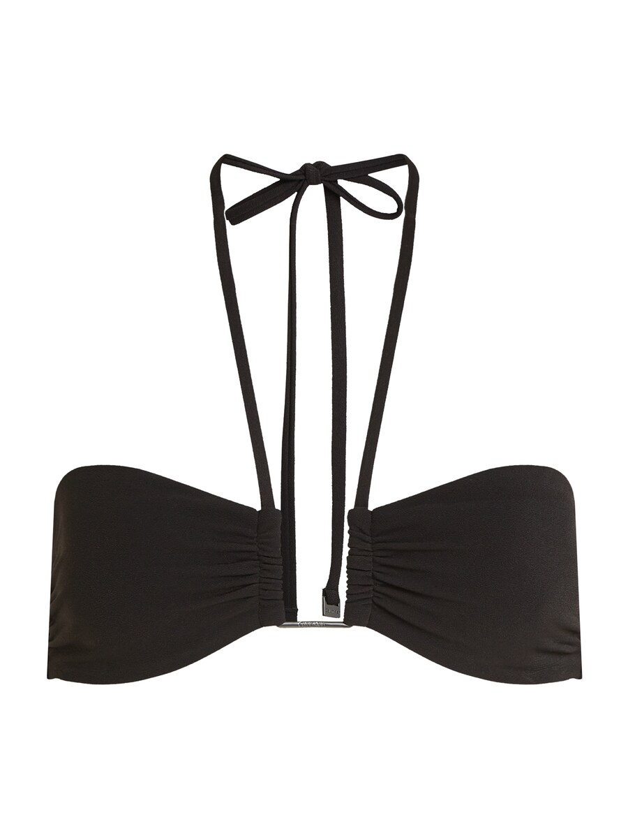 

Верх бикини бандо Calvin Klein Swimwear, черный