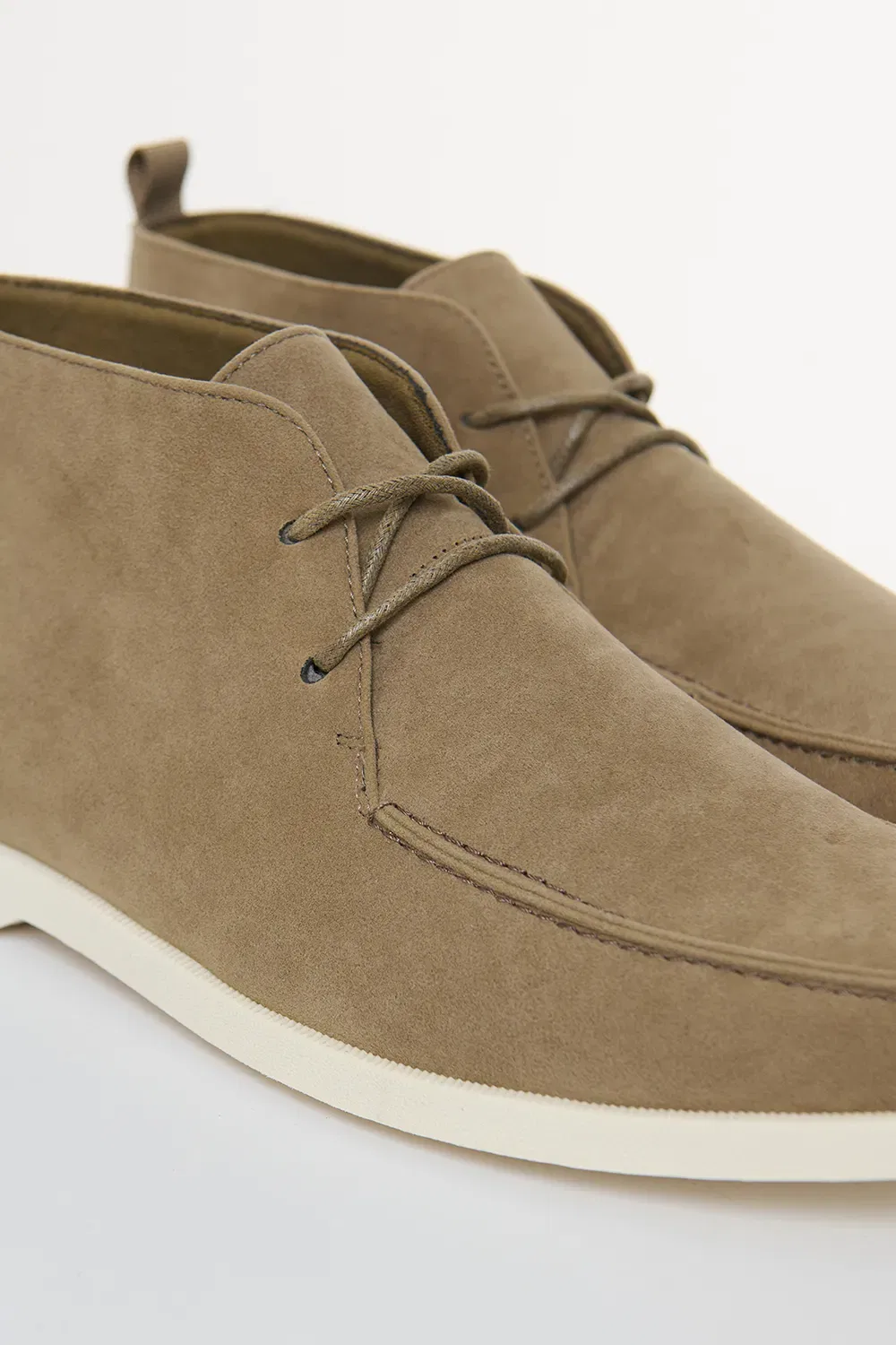 Мокасиновые ботинки из искусственной замши Threadbare, бежевый — фото 4