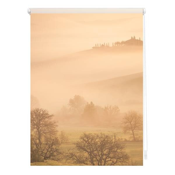 

Затемняющие рулонные шторы Lichtblick Toskana, 90x150x6 см цвет orange/braun