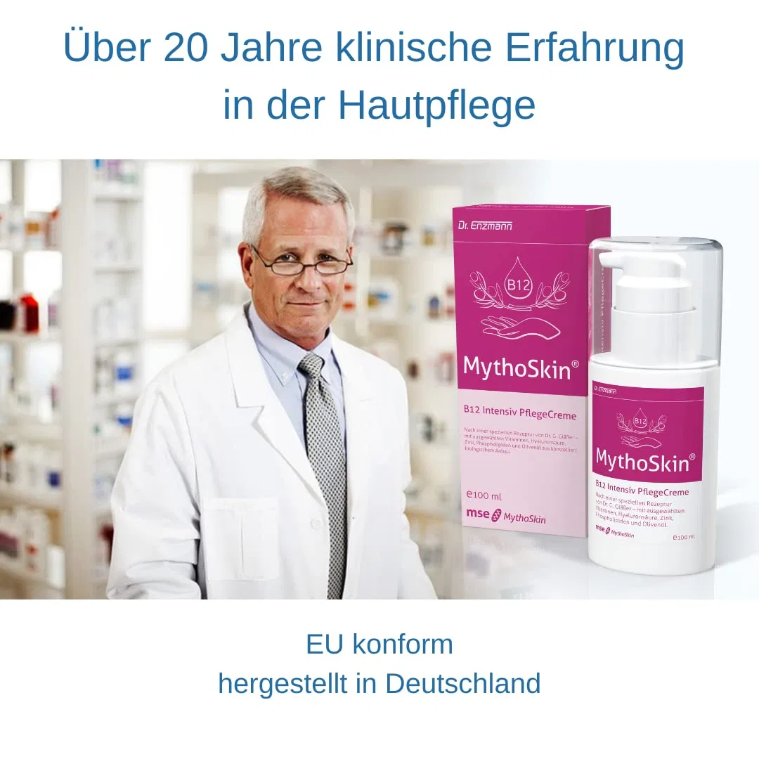 Крем для лица Mse Pharmazeutika Gmbh — Интенсивный антивозрастной с витамином B12, от MythoSkin, 100 мл — фото 2