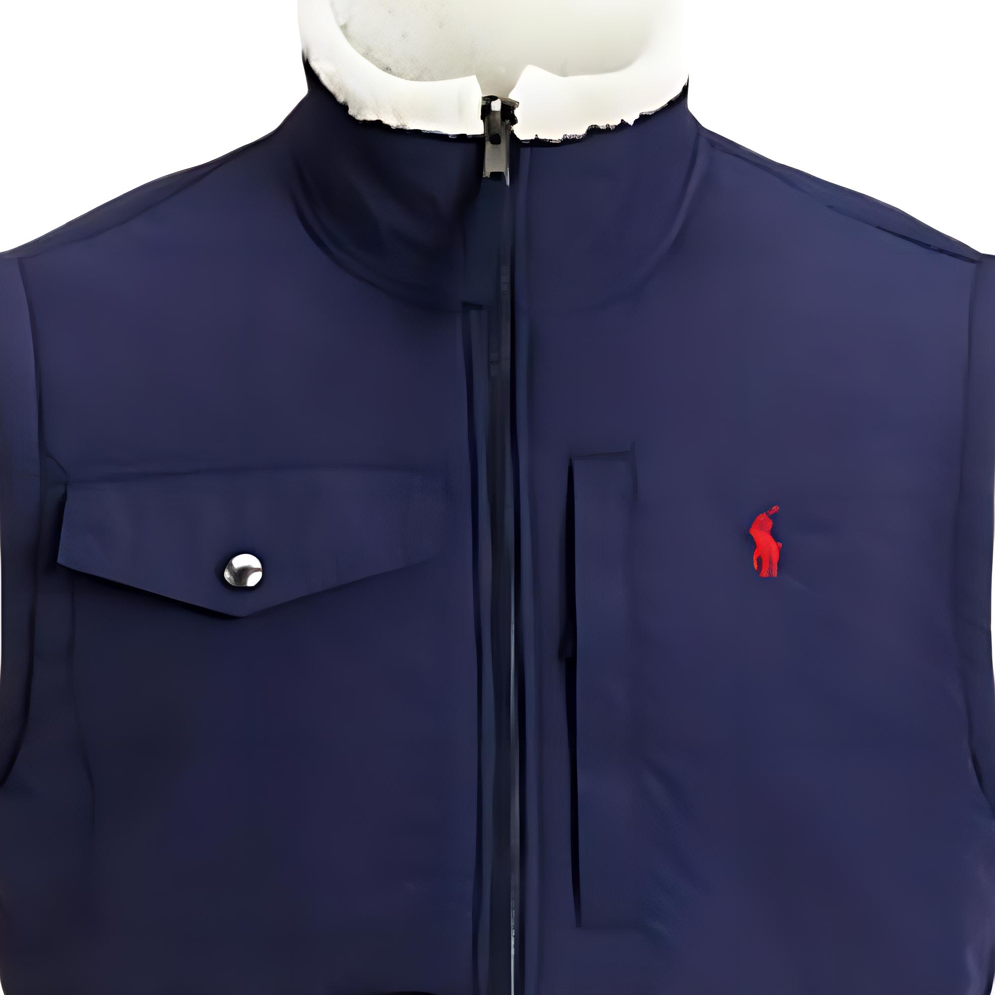 Polo Ralph Lauren Вышитый логотипом флисовый жилет, Blue — фото 3