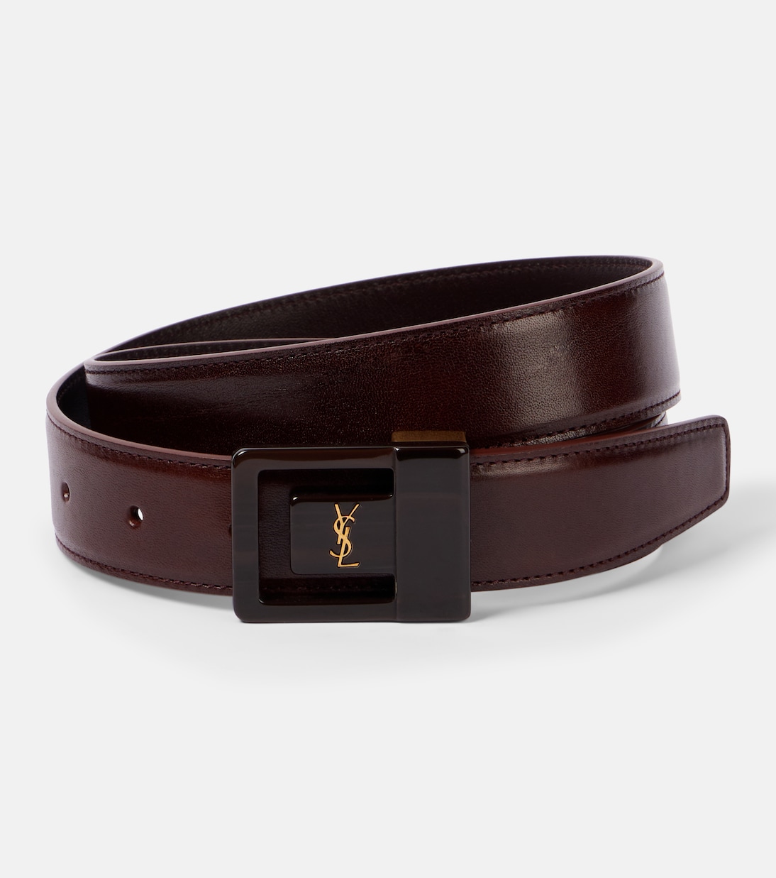 

Кожаный ремень La 66 Saint Laurent, Red Tan + Brown