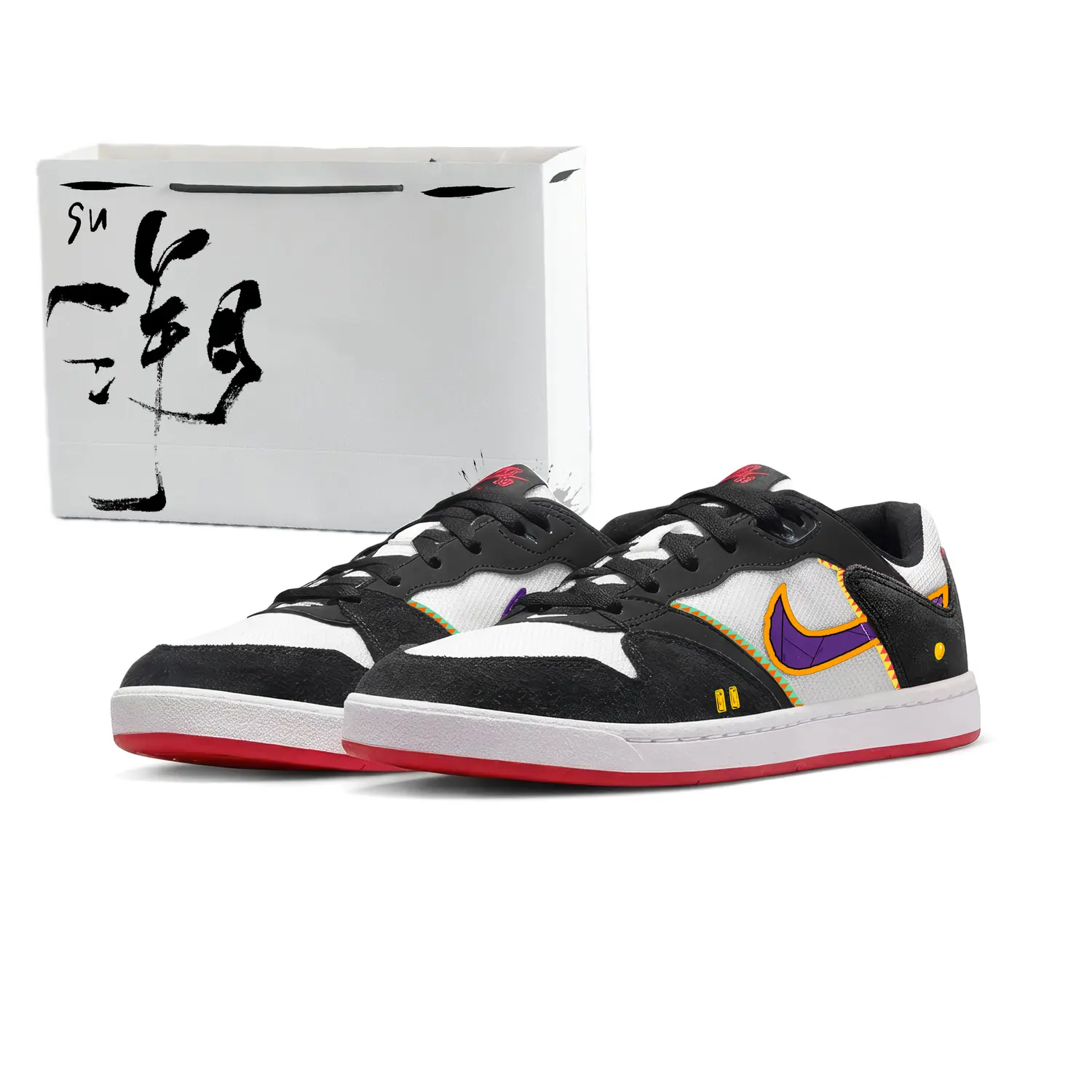 

Кроссовки для скейтбординга Wonder Amusement Park, устойчивые к истиранию, легкие и дышащие, мужские, низкие Nike, chinese style shopping bag