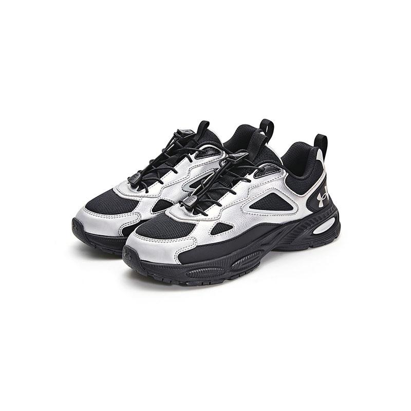 Детские повседневные кроссовки Low Top фиолетовые Under Armour белые — фото 3