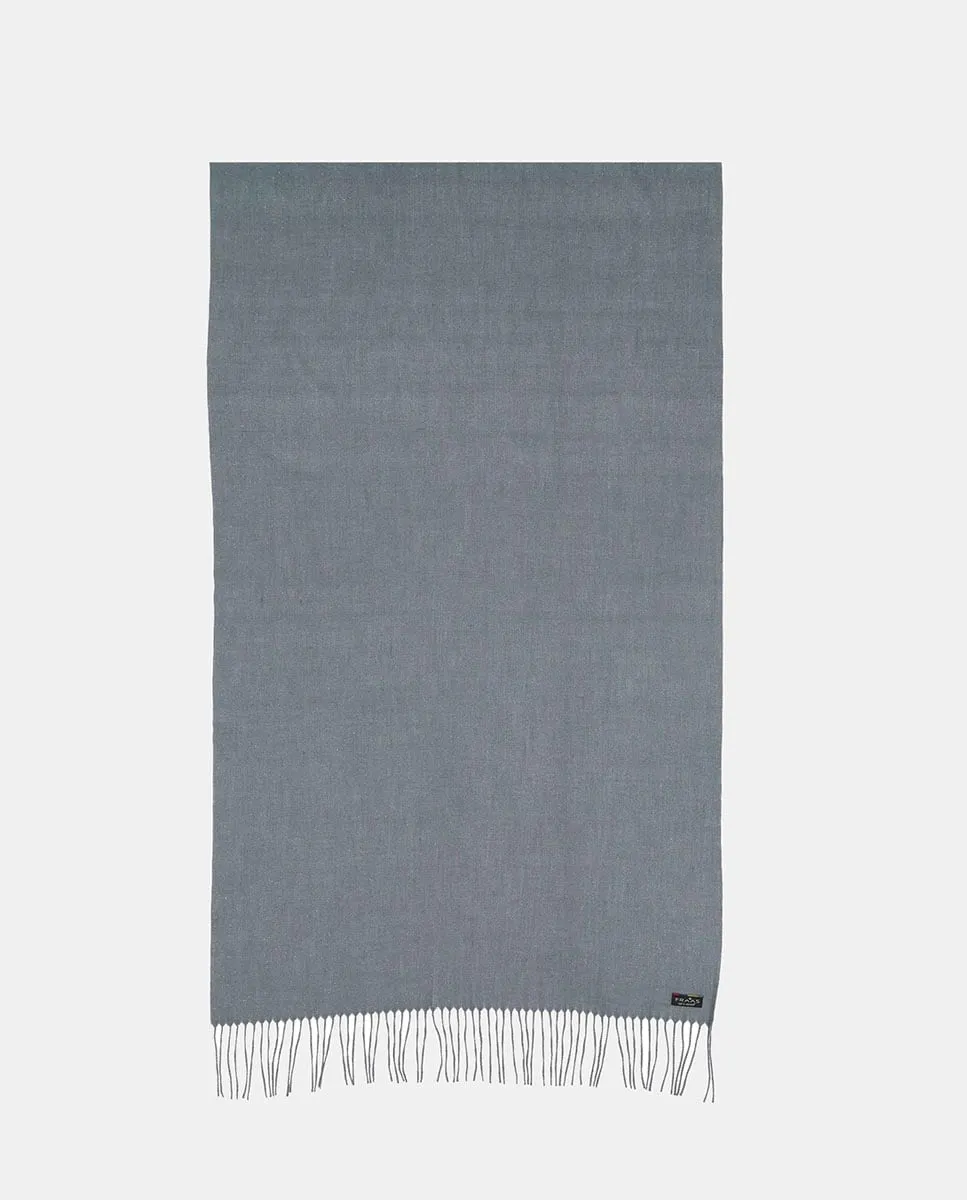 

Однотонный шарф из полиэстера и вискозы V.Fraas, серый