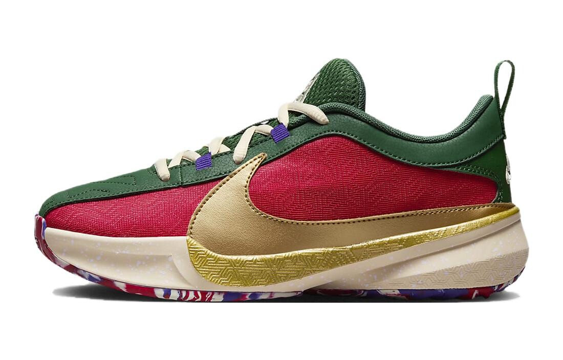 

Детские баскетбольные кроссовки Nike Freak 5 GS, Red/Gold