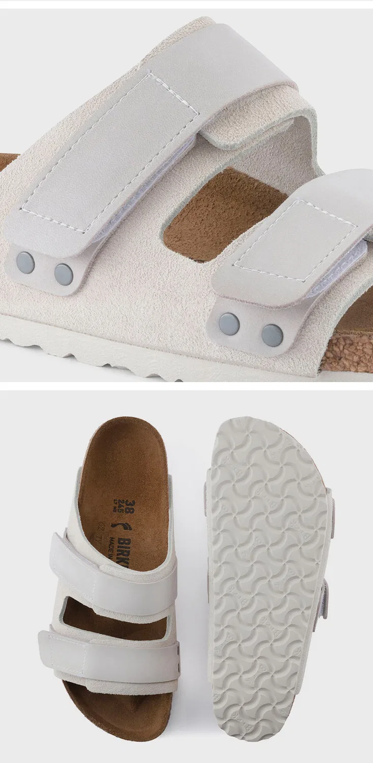 Мужские сандалии Uji из нубука и замши, антично-белые, от Birkenstock — фото 4