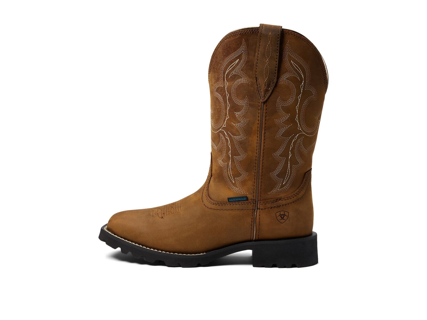 Сапоги женские Ariat Unbridled Rancher ковбойские водонепроницаемые, коричневый — фото 3