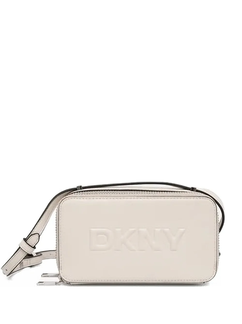 

Сумка с тисненым логотипом и застежкой-молнией DKNY, нейтральный