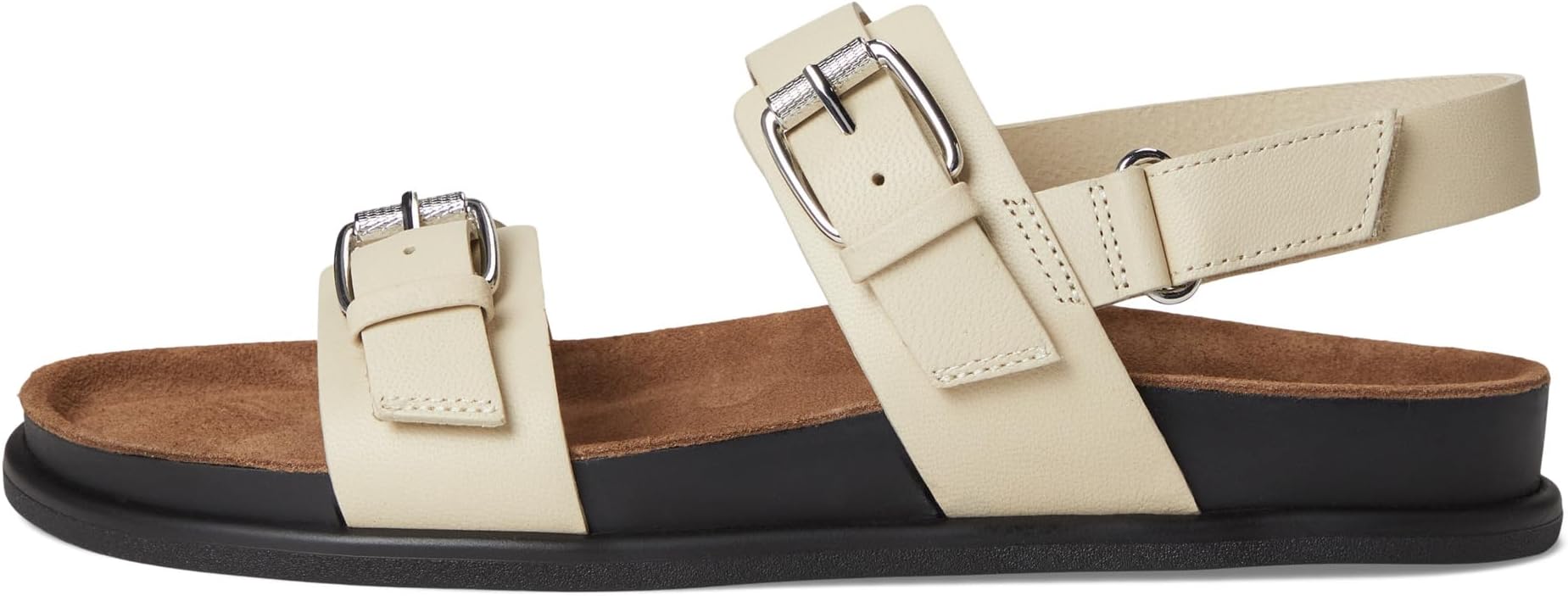 Сандалии Vagabond Shoemakers Effie Double Buckle Sandals, цвет Off-White — фото 4