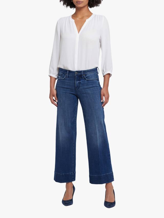 

Тереза джинсы с широкими штанинами и укороченным краем 3 дюйма NYDJ, Moonlight