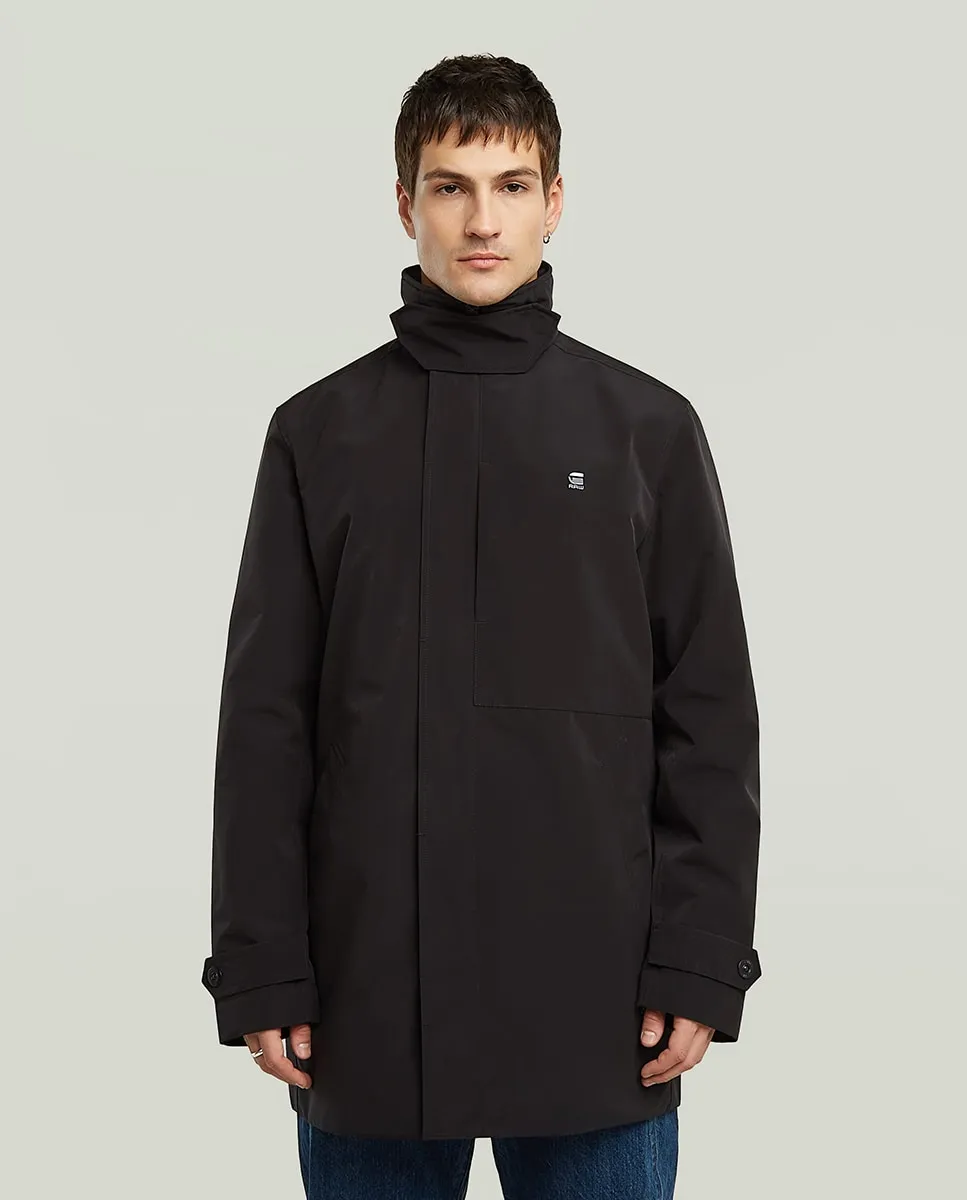 

Мужской плащ без подкладки и застежек G-Star, черный