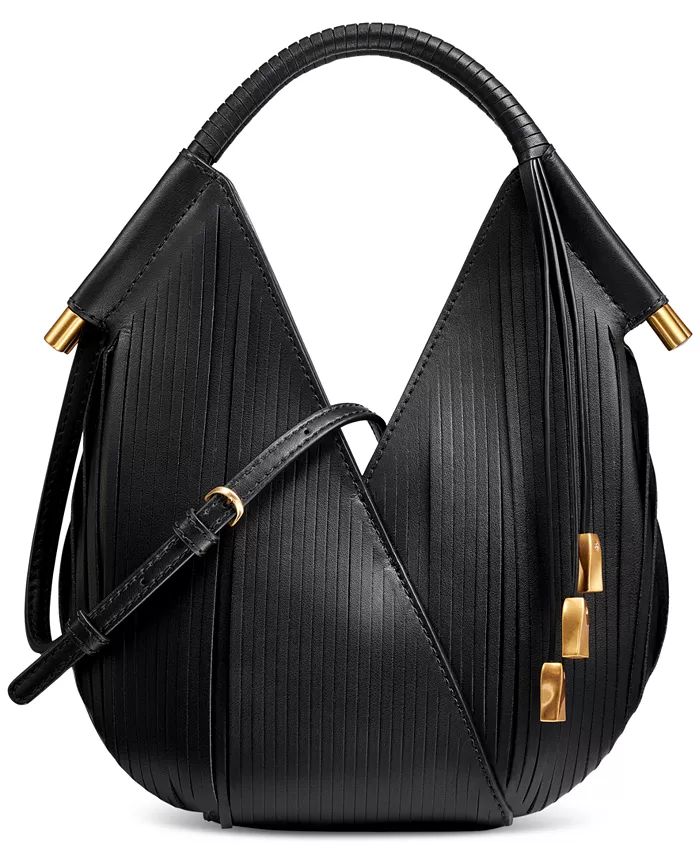 

Болдвин Лазеркат Микро Кожаная Сумка Через Плечо Donna Karan New York, черный