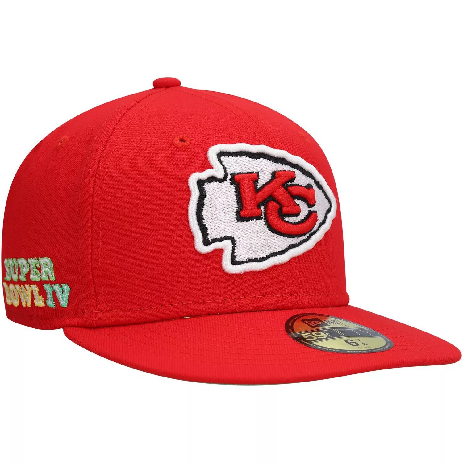 

Мужская облегающая шляпа New Era Red Kansas City Chiefs Super Bowl IV Citrus Pop 59FIFTY, Красный, Мужская облегающая шляпа New Era Red Kansas City Chiefs Super Bowl IV Citrus Pop 59FIFTY