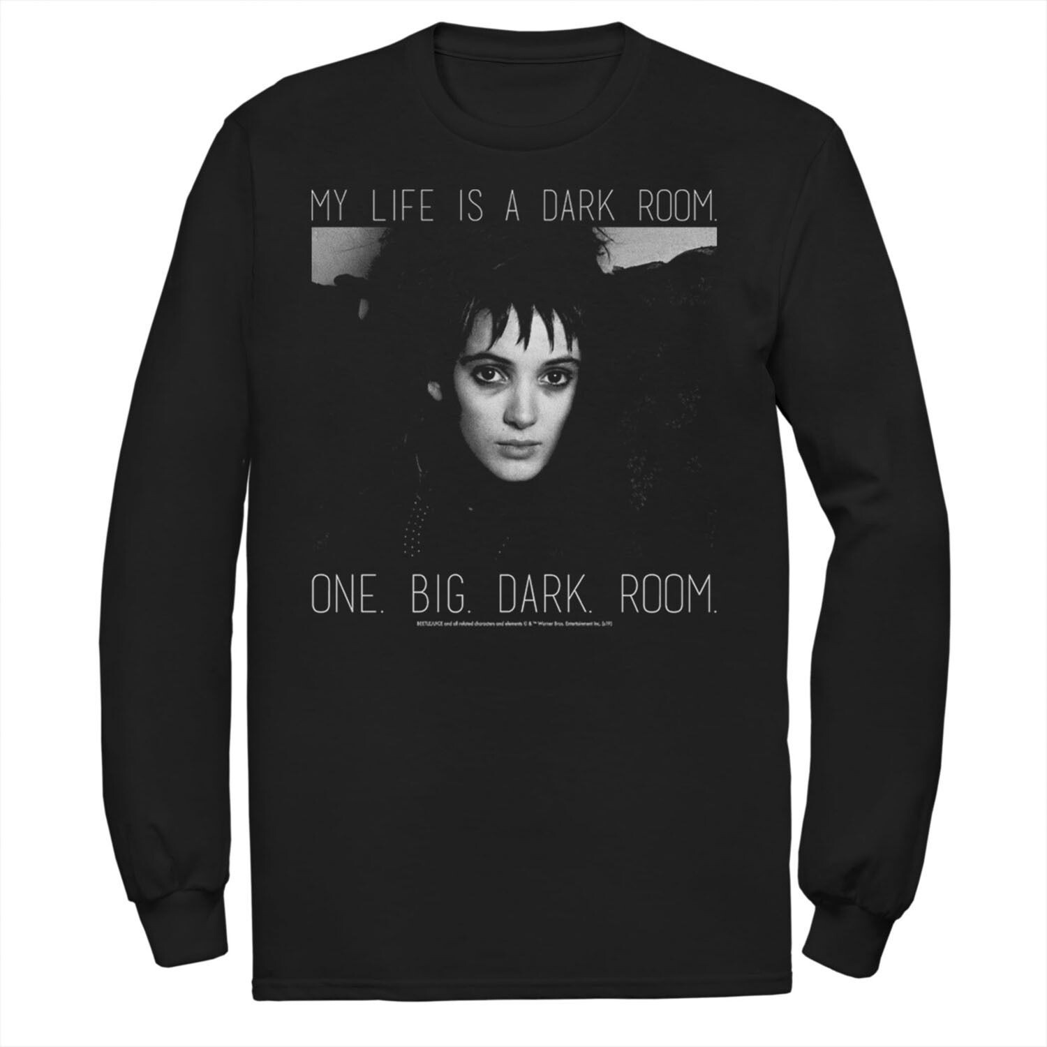 

Мужская черно-белая футболка Beetlejuice Lydias Dark Room Licensed Character, Черный, Мужская черно-белая футболка Beetlejuice Lydias Dark Room Licensed Character