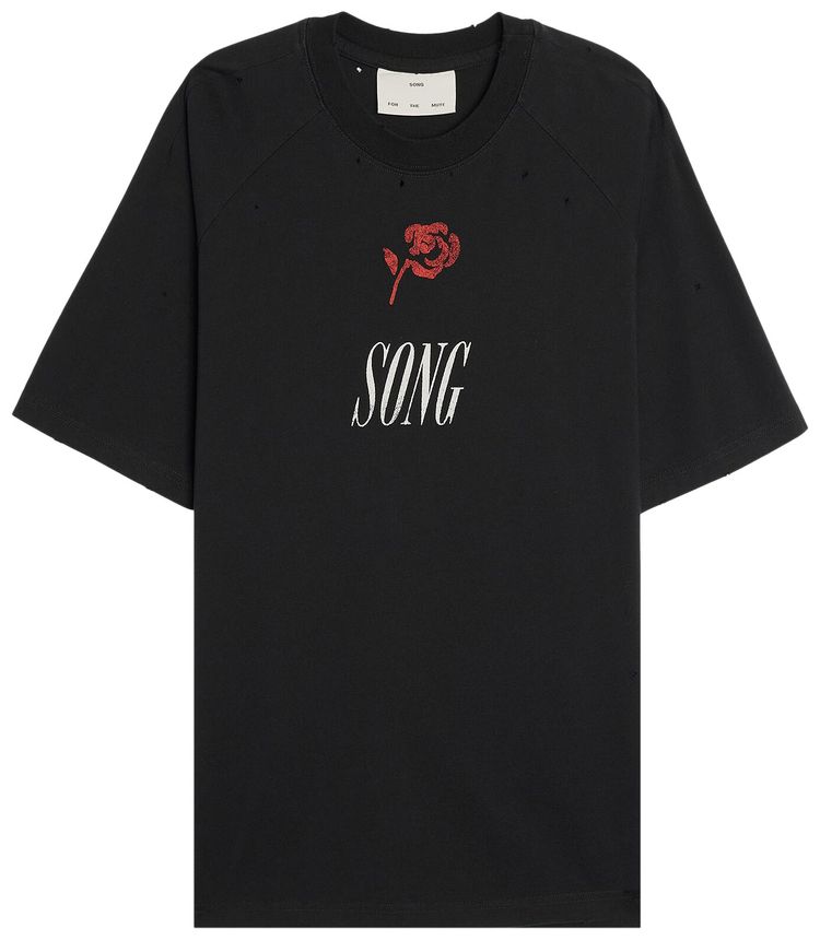

Футболка Song for the Mute Raglan Tee 'Black', черный